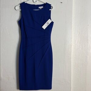 Calvin Klein Women's Royal Blue  sleeveless Dress size 6